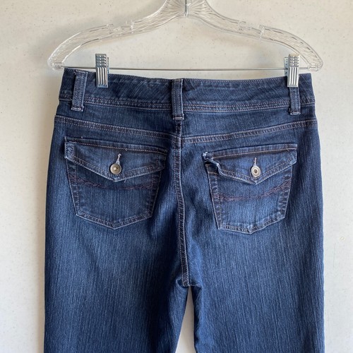 Code Bleu Womens Brigitte Bootcut Back Flap Jeans Size 10 Short Measured 31x28.5 - Picture 3 of 12