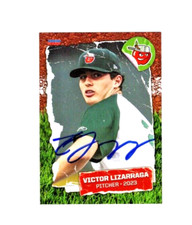 Victor Lizarraga 2023 Fort Wayne Tincaps signed autograph baseball card Tijuana
