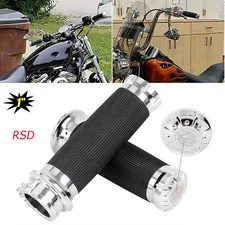 1" RSD Handlebar Hand Grips For Harley Touring Road Glide Dyna Softail Sportster