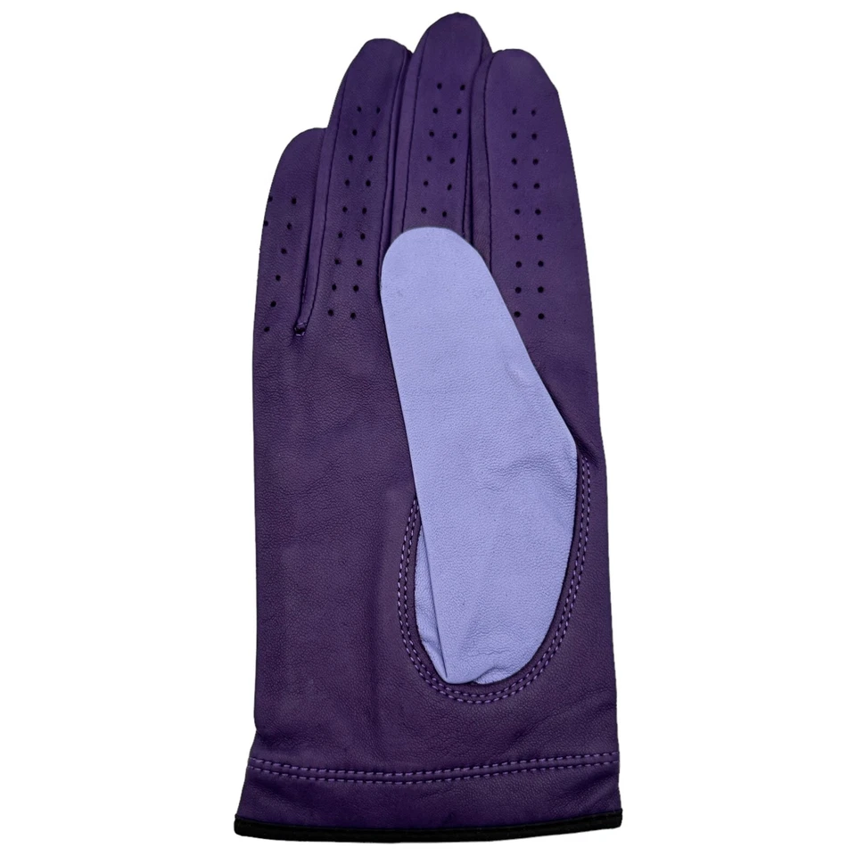 G/Fore Right Hand Golf Glove Womens Medium Regular Purple Super Luxe Leather - Image 2 of 4
