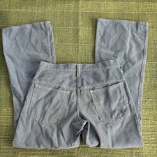 Vintage 1970s light blue corduroy flared/bell bottom pants size 30x30