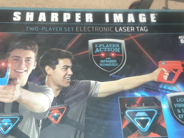 Sharper Image 1005904 Two Player Electronic Laser Tag Set for sale online | eBay