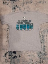 Reebok Mens Eagles 75 Seasons Of Football NFL...