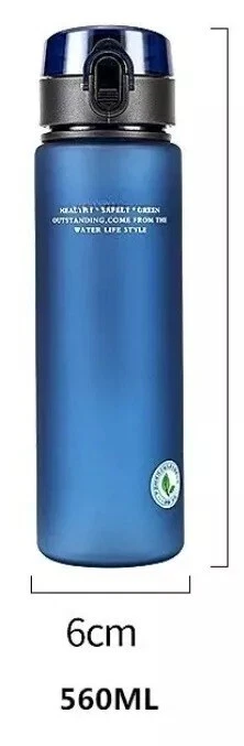 560ml BPA Free Leak Proof Sports Water Bottle High Quality Tour Hiking Portable - Image 4 of 4