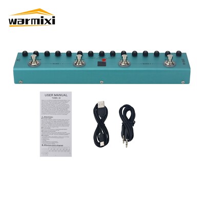 TANK-G Portable Multifunctional Electric Guitar Effects Pedal Delay/Reverb w/ 36