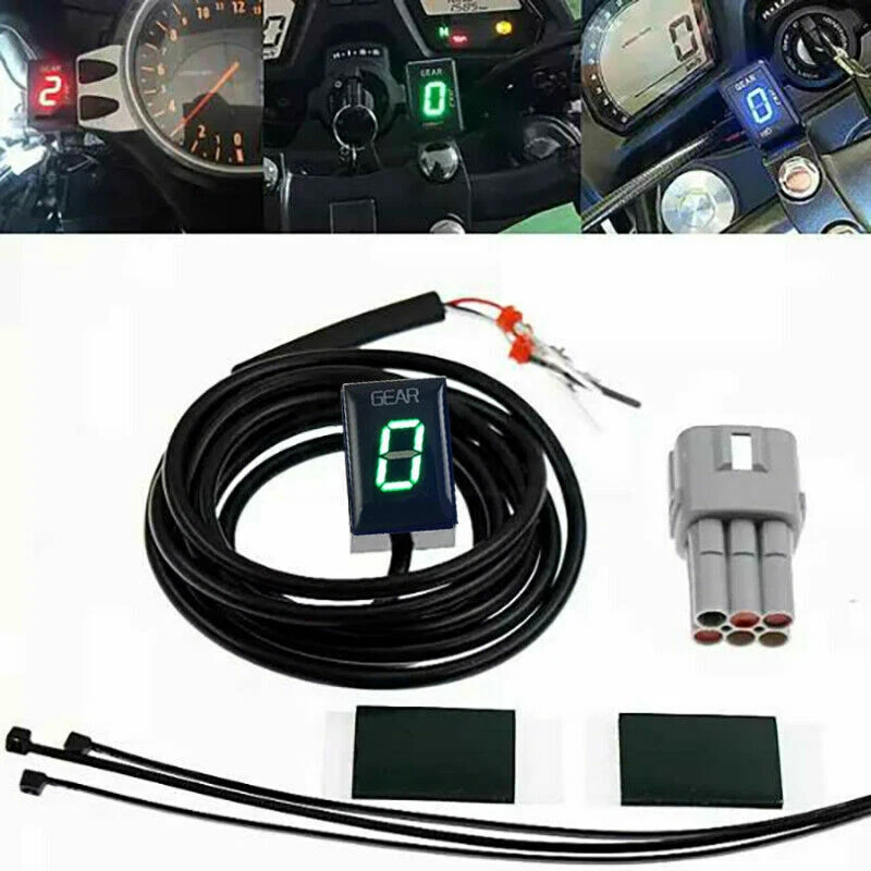 Motorcycle Bike LED Gear Indicator for Suzuki SV650 M109R2 GSX-R600 GSX1400 - Image 2 of 4