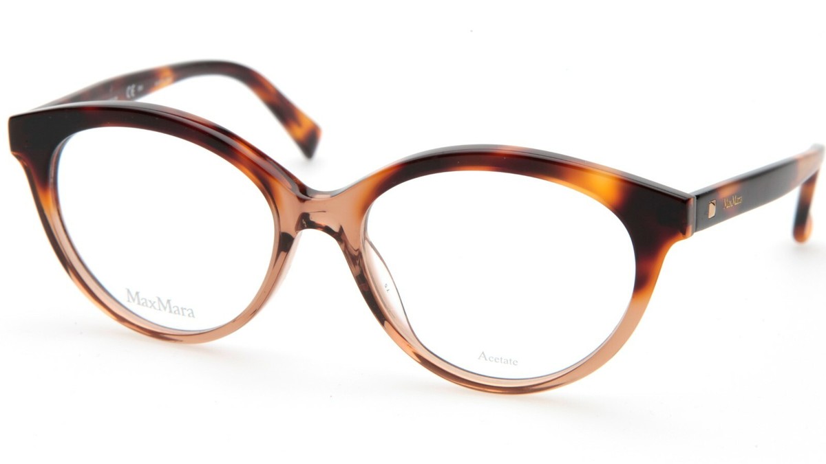 MAXMARA キャットアイクラス MM5006 054 Max Mara MM5006 001 Black Plastic Cat Eye Optical Eyeglasses