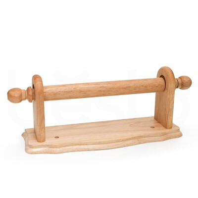 Küchentuchhalter Holz freistehend - Wandmontage Anti-Rutsch Rollenhalter