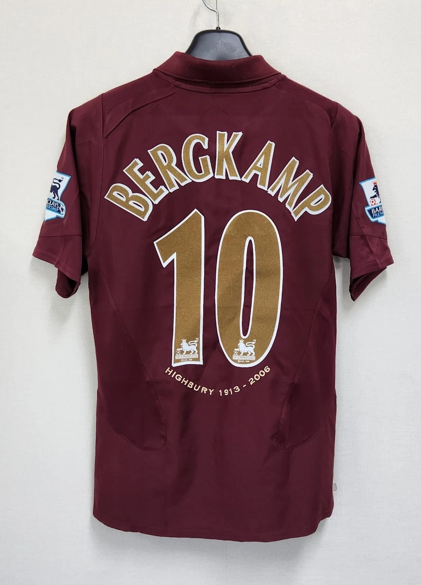 bergkamp arsenal shirt