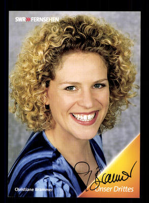 Christiane Brammer The Fallers Autograph Card Original Signed # BC 93294