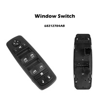 Window Switch For 2014-2015 Ram 1500 13-15 Ram 2500 3500 Front Driver Side Black