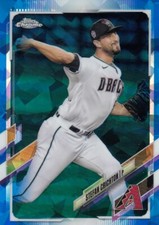 STEFAN CRICHTON TOPPS CHROME SAPPHIRE BLUE BASE ARIZONA DIAMONDBACKS #469 2021