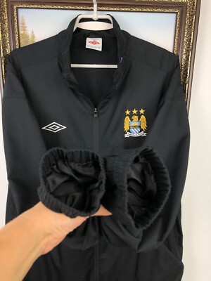 Vintage Umbro Manchester City Football Jacket Soccer Track