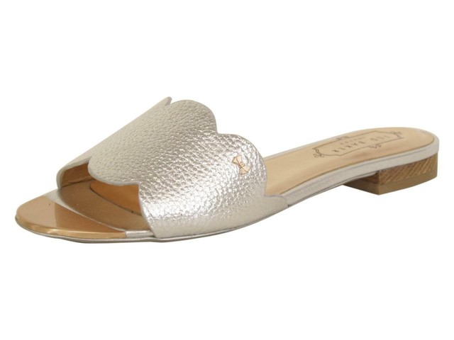 Rhaill Silver Slides Sandals Shoes 
