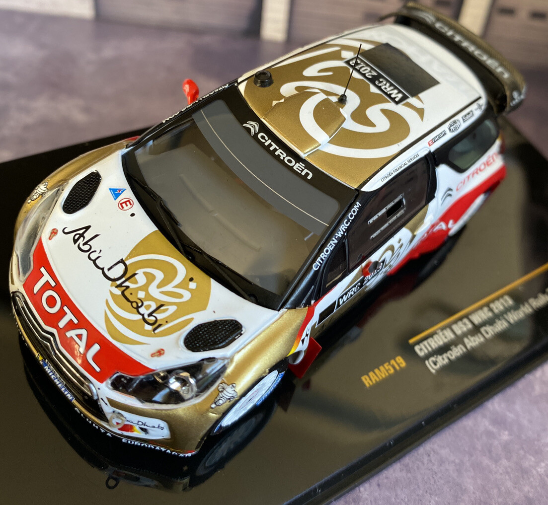 CITROEN DS3 WRC ABU DHABI PRESENTATION DIECAST RALLY CAR 1 CITROEN DS3 WRC ABU DHABI PRESENTATION DIECAST RALLY CAR 1