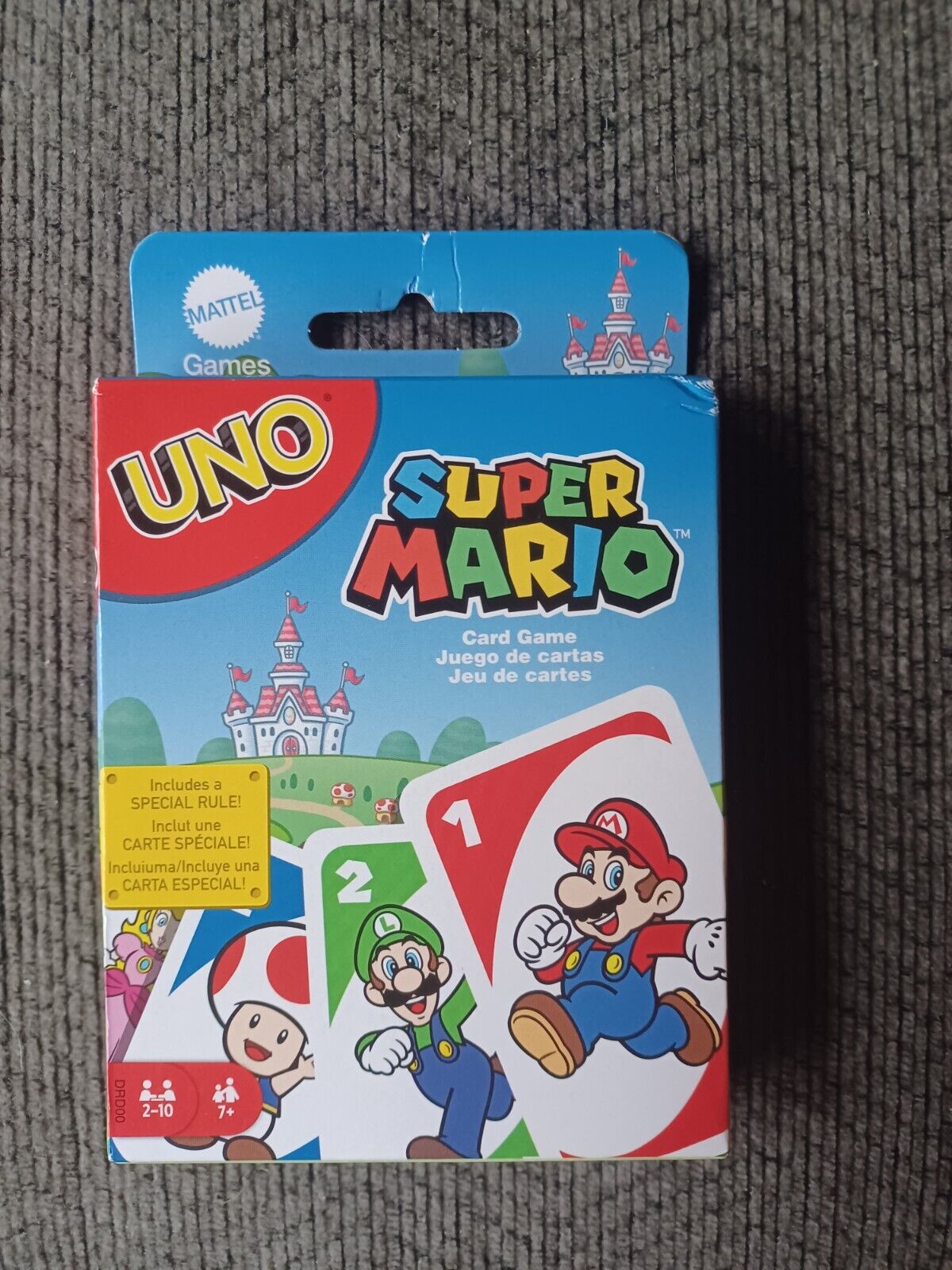 Uno Super Mario You Super Mario Bros And A Game Of Uno Mattel