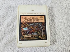 George Jones- George Jones Greatest Hits 8-Track Tape. Splice-Tested.