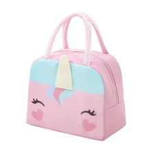 Lunch Boxes For Girls, For School,picnics , Hiking, Pink Cartoon Unicorn Foodbag