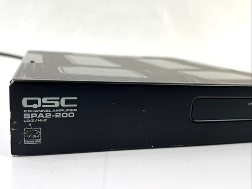 QSC SPA2-200 2-Channel Compact Power Amplifier 200W at 4Ohm 70V *TESTED SEE VID! - Picture 16 of 16