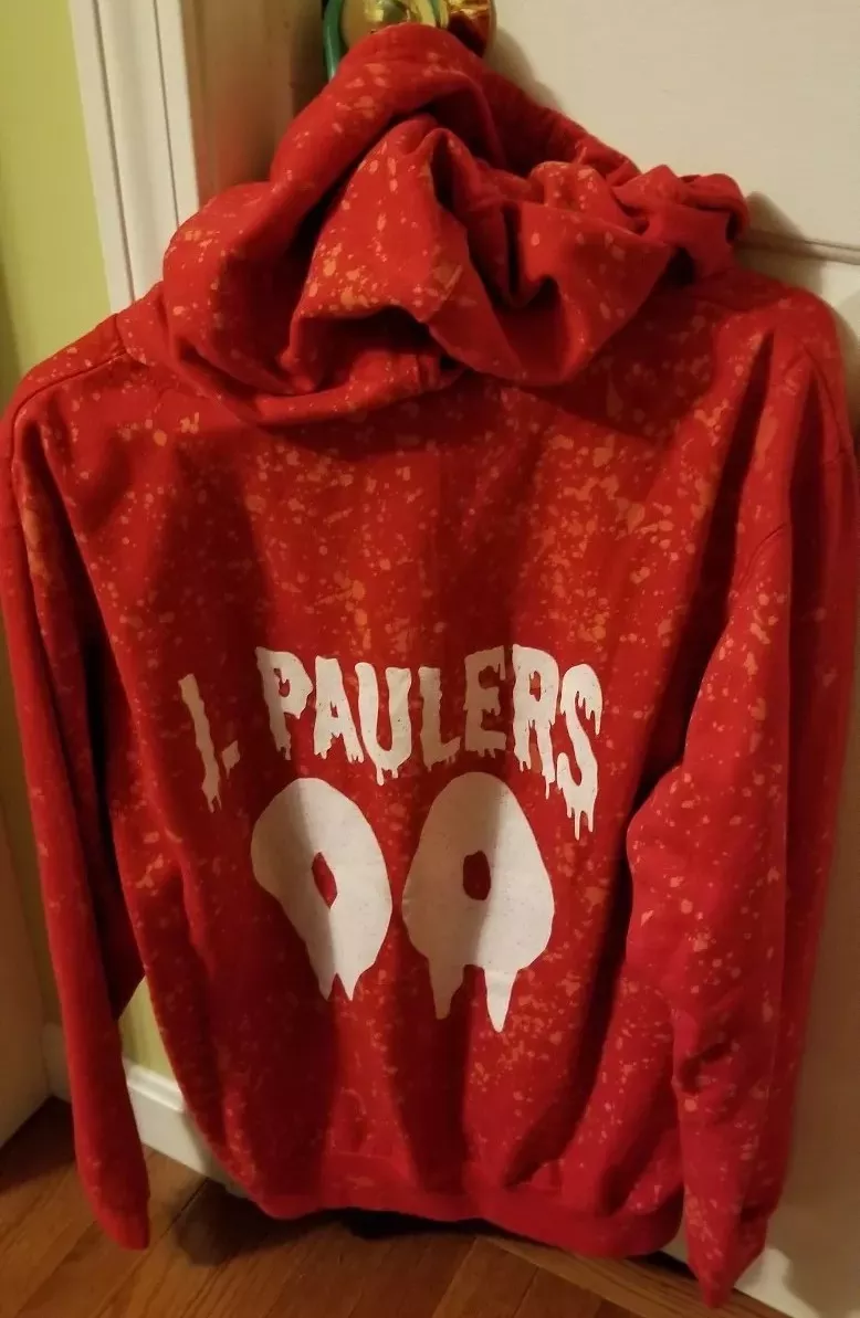 Jake paul top red hoodie