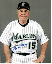 Jack McKeon Authentic Signed 8x10 Baseball Photo Autograph, MLB, Florida Marlins