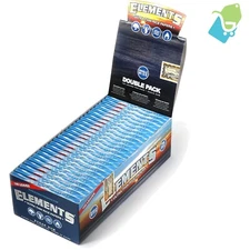 Single Wide Rice Thin Rolling Papers - 100 Count with Natural Sugar Adhesive