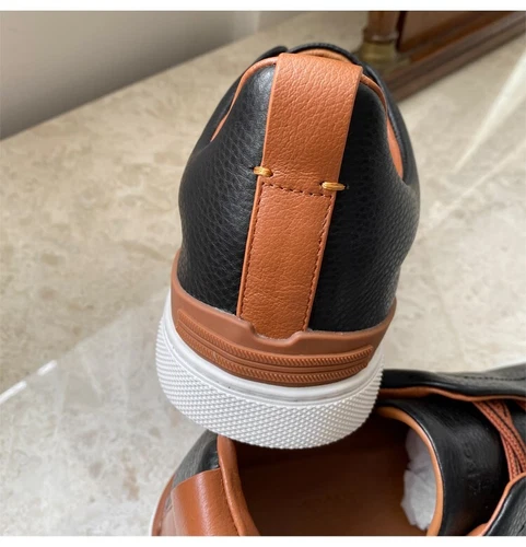 Sneakers uomo pelle traspirante taglia 39-45 - Foto 15 di 30