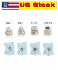 HISON Insulated 10/25/64/NANO Pins Gold Plated RF Cartridge Tips for RF Machine