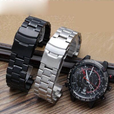 24*16mm For TIMEX T2N720 721 TW2R55500 Watch Band Stainless Steel Bracelet Strap