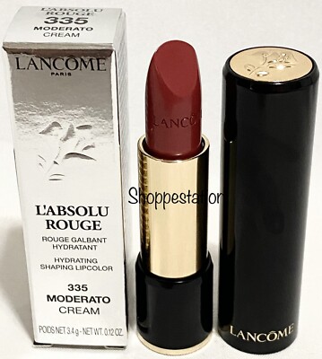 Lancome L' Absolu Rouge Lipstick Shade 335 MODERATO Cream 3.4g New In Box
