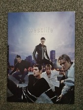 **WESTLIFE IRISH BOYBAND UK TOUR 2001 TOURBOOK PROGRAMME EXCELLENT CONDITION**