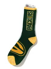 Green Bay Packers Socks Adult Team Color Quarter 1 pair Size Large