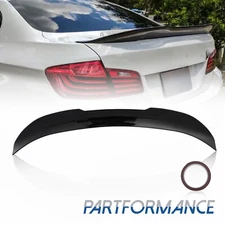 Gloss Black PSM Style Rear Spoiler Lip Wing For 2010-2017 BMW 5 Series F10 M5