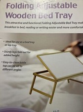Image of Aidapt Folding Wooden Bed Tray - VM938A