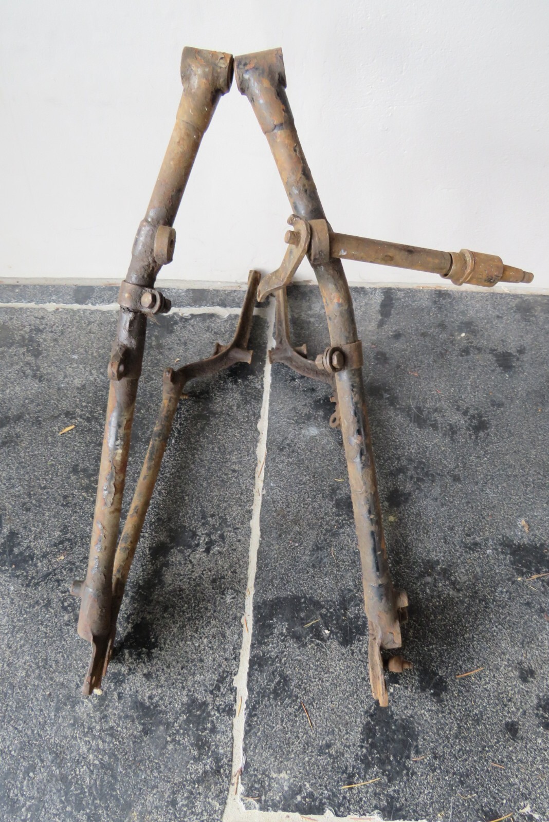 ROYAL ENFIELD RIGID VINTAGE MOTORCYCLE FRAME PARTS eBay