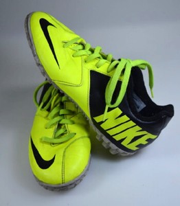 yellow nike turf shoes