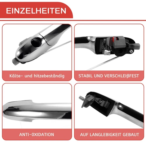 Vorne Außen Recht Türgriff Beifahrerseite für FIAT 500 500C ab 2007 Gebraucht - Bild 9 von 19