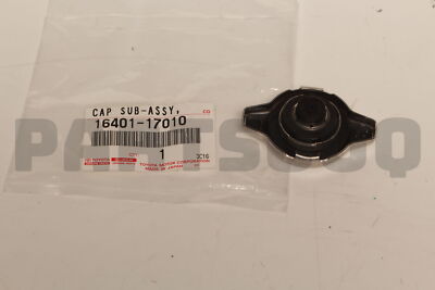 Toyota 1640117010 Genuine Radiator Cap Sub-Assy 16401-17010 | OE