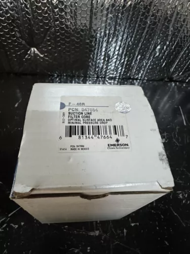 Emerson, 48 Cubic Inch Suction Line Filter Core, F-48R Minimal Pressure Drop NOS