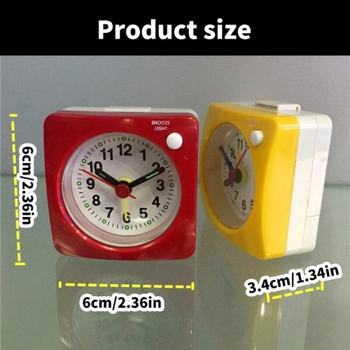 Compactly Bedsides Alarm Clock Analogs Alarm Clock Ideal For Travelers Students - Picture 8 of 12
