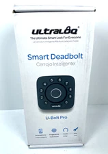 Ultraloq U-BOLT-PRO-UB01 Bluetooth Enabled Fingerprint Keypad Smart Deadbolt NEW