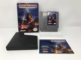Iron Sword: Wizards & Warriors II - Nintendo NES - Complete In Box CIB 