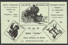 Maison Orsat. Maerklin toys, Steiff toys, Gross toys