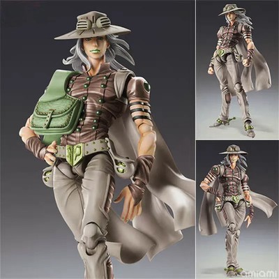 New Super Statue Bizarre Adventure Steel Ball Run Gyro Zeppeli Action Figure Toy