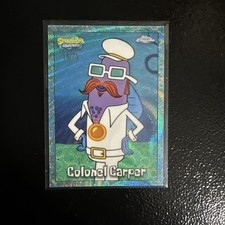 2025 Topps Chrome SpongeBob Colonel Carper FlowerCloud Refractor 16/75