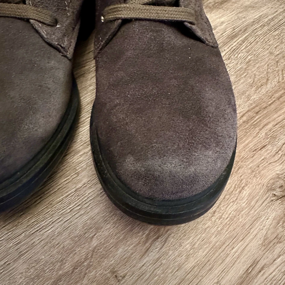 Botas de cuero de gamuza Chelsea Miz Mooz talla 39 gris azul cadena de terciopelo EE. UU. talla 8,5-9 Foto 4 de 4