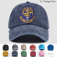 Customized Embroidered Hat Us Air Force 75th Fighter Wing, Trucker Hat, Gift