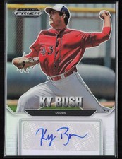 Ky Bush 2021 Prizm Draft Picks #C-KB Crusade Auto Silver Saint Mary's Gaels
