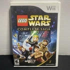 LEGO Star Wars: The Complete Saga Nintendo Wii  CIB Complete With Manual Tested