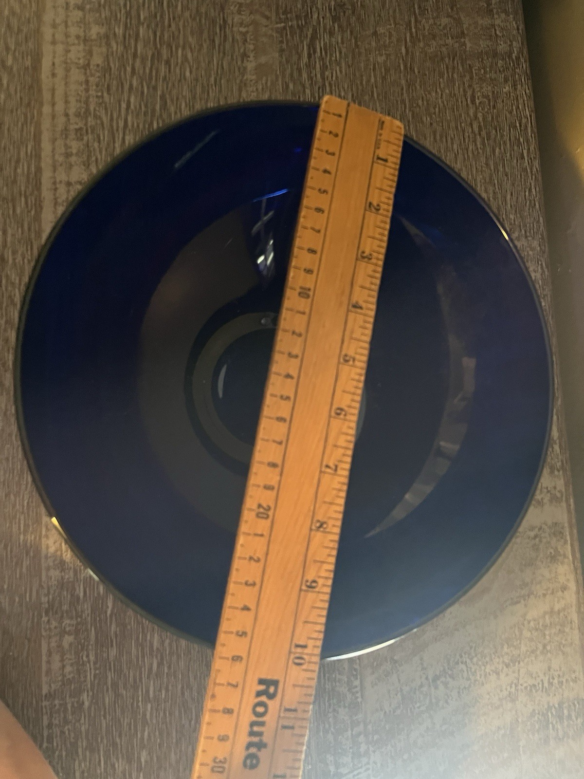 Cobalt Blue Glass Round Bowl, Cobalt Glass, Glossy Finish | eBay